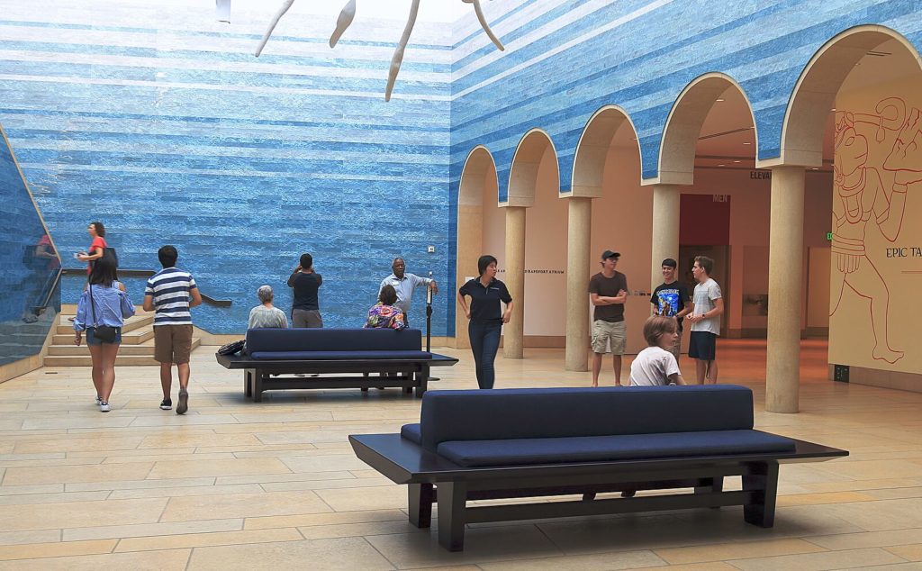 Image of the inside of the Blanton Museum of Art. If you're struggling with a major life transition work with a skilled life transition therapist in Austin, TX help you cope.